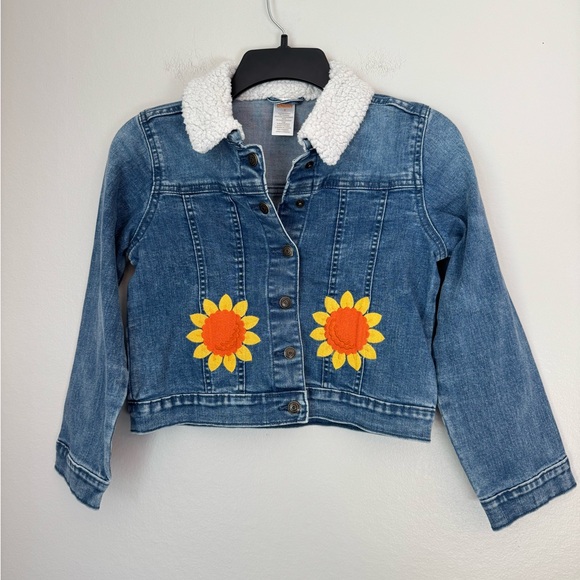 Robe Gymboree En Denim Avec Appliqué Papillon - Taille 4, Occasion Très Bon état